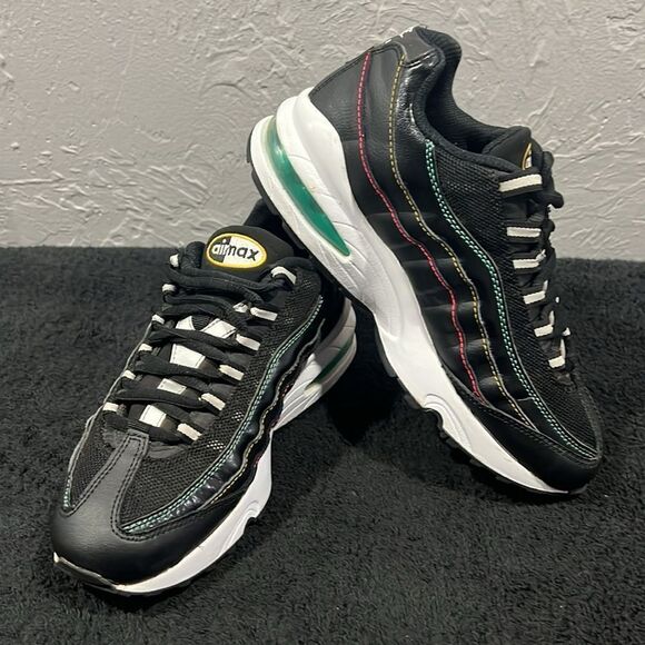 🔥 NIKE Air Max 95 Game Special Edition Black Sneakers Youth Sz 4.5Y / Women 6.5 - Picture 5 of 13